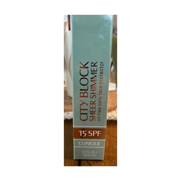 Clinique Other - Rare Clinique Sheer Shimmer City Block GOLDEN SPF 15 Full Size NEW In Box